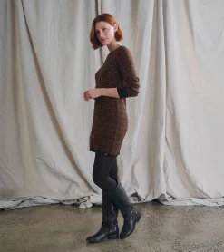 Abigail Sweater Dress - Art Deco Dots Women Dresses|Sweaters