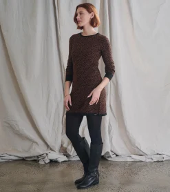 Abigail Sweater Dress - Art Deco Dots Women Dresses|Sweaters