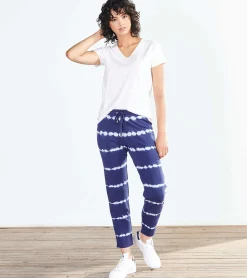 Best Adrien Joggers - Navy Tie Dye Women Bottoms
