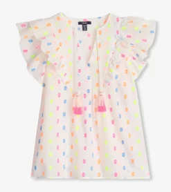 Hot Alexa Popover - Summer Dots Women Tops