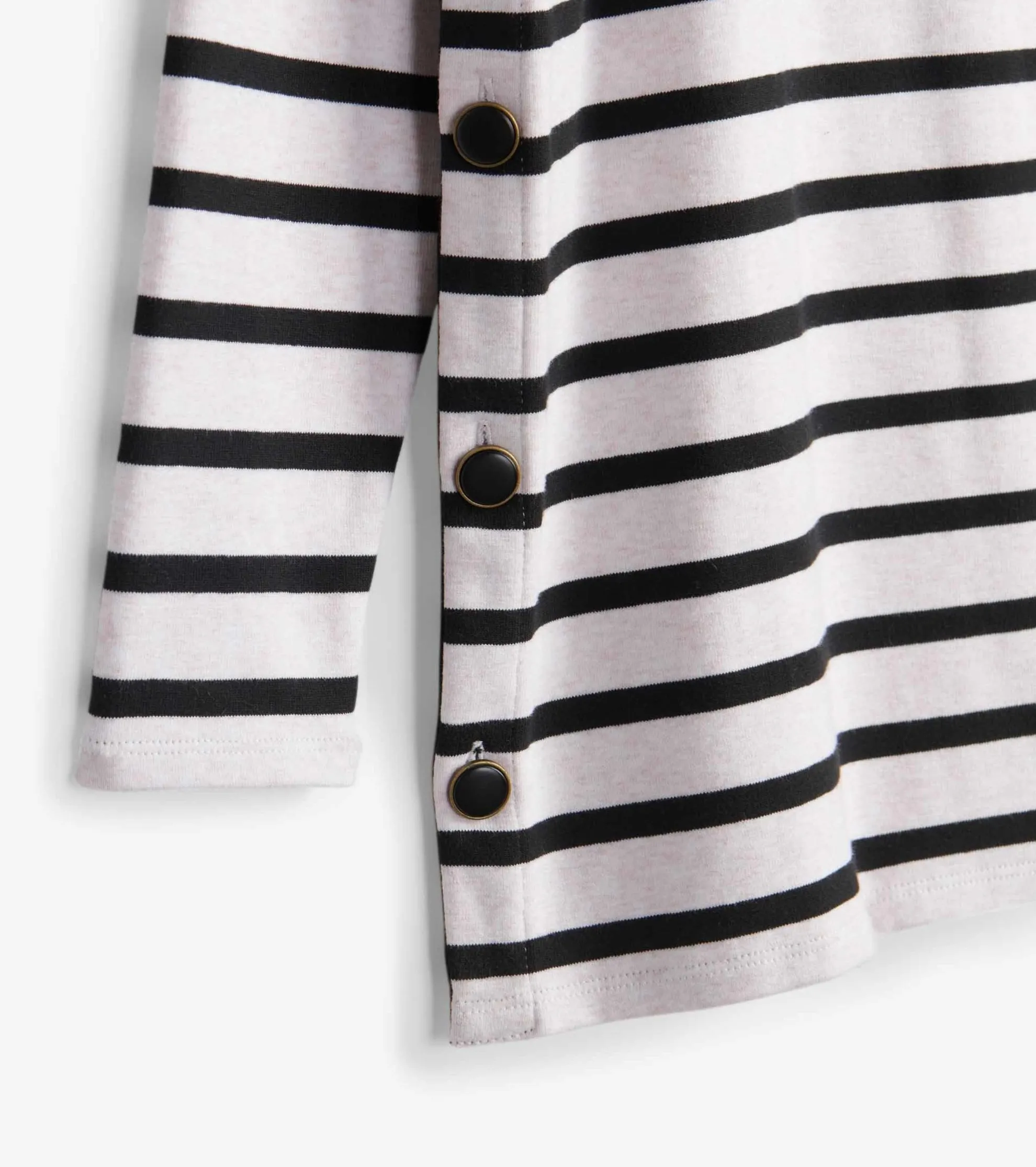 Ali Breton Top - Cream Melange Stripes Women Tops