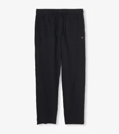 Hot Ally Bonded Gauze Joggers - Black Women Bottoms