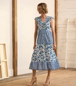 Online Aria Midi Dress - Shibori Mix Women Dresses