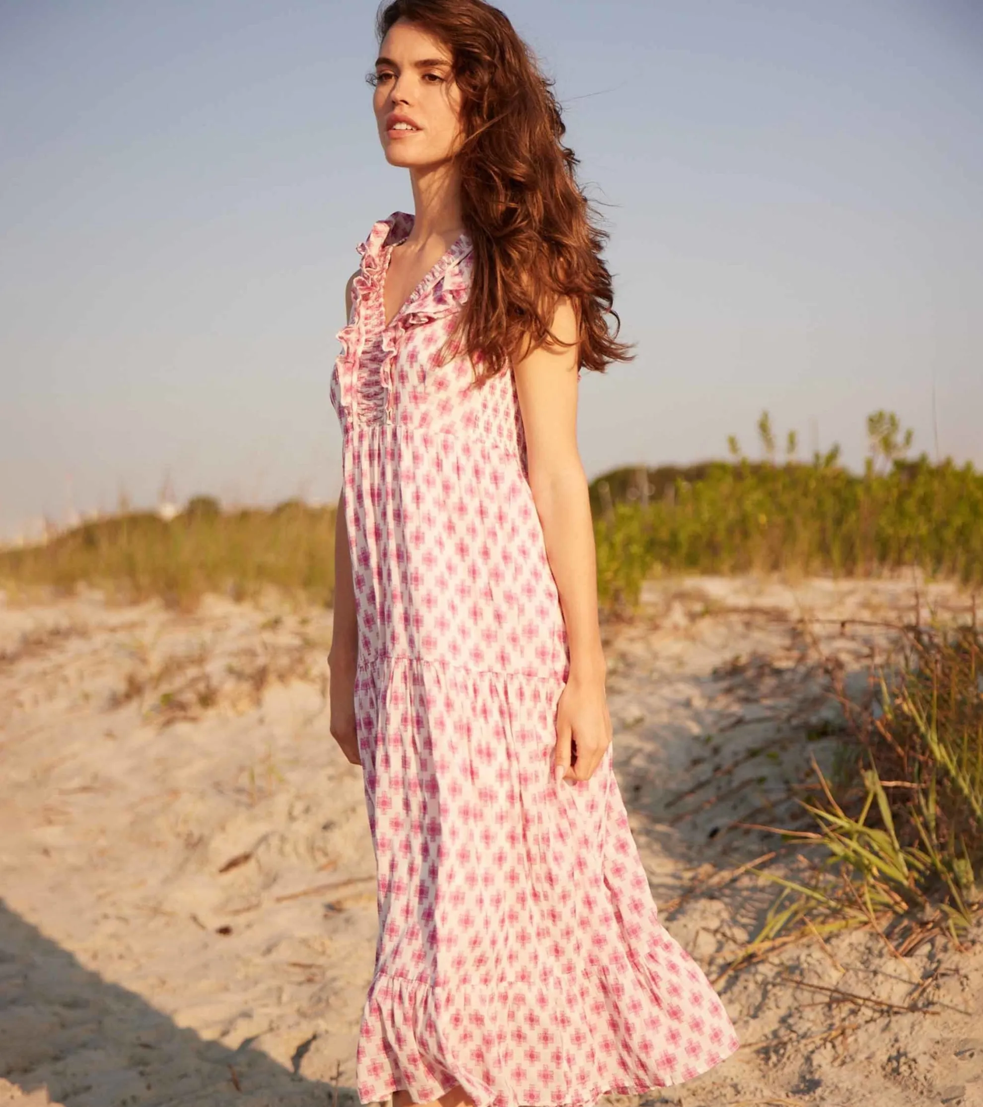 Outlet Aria Midi Dress - Sunburst Cross Women Dresses