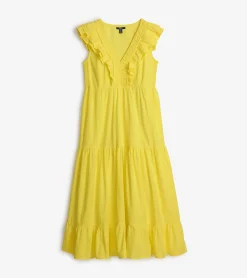 Outlet Aria Midi Dress - Swiss Dot Women Dresses
