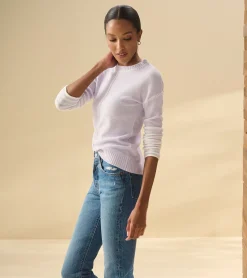Discount Avery Sweater - Lilac Stripes Women Sweaters