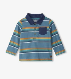 Sale Baby & Toddler Boys Bluestone Stripes Long Sleeve Polo T-Shirt Tops