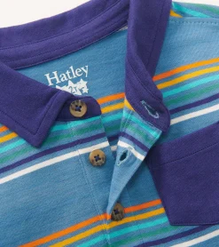 Sale Baby & Toddler Boys Bluestone Stripes Long Sleeve Polo T-Shirt Tops