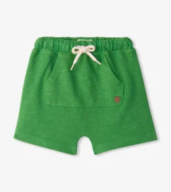 Outlet Baby & Toddler Boys Camp Green Kangaroo Shorts Bottoms