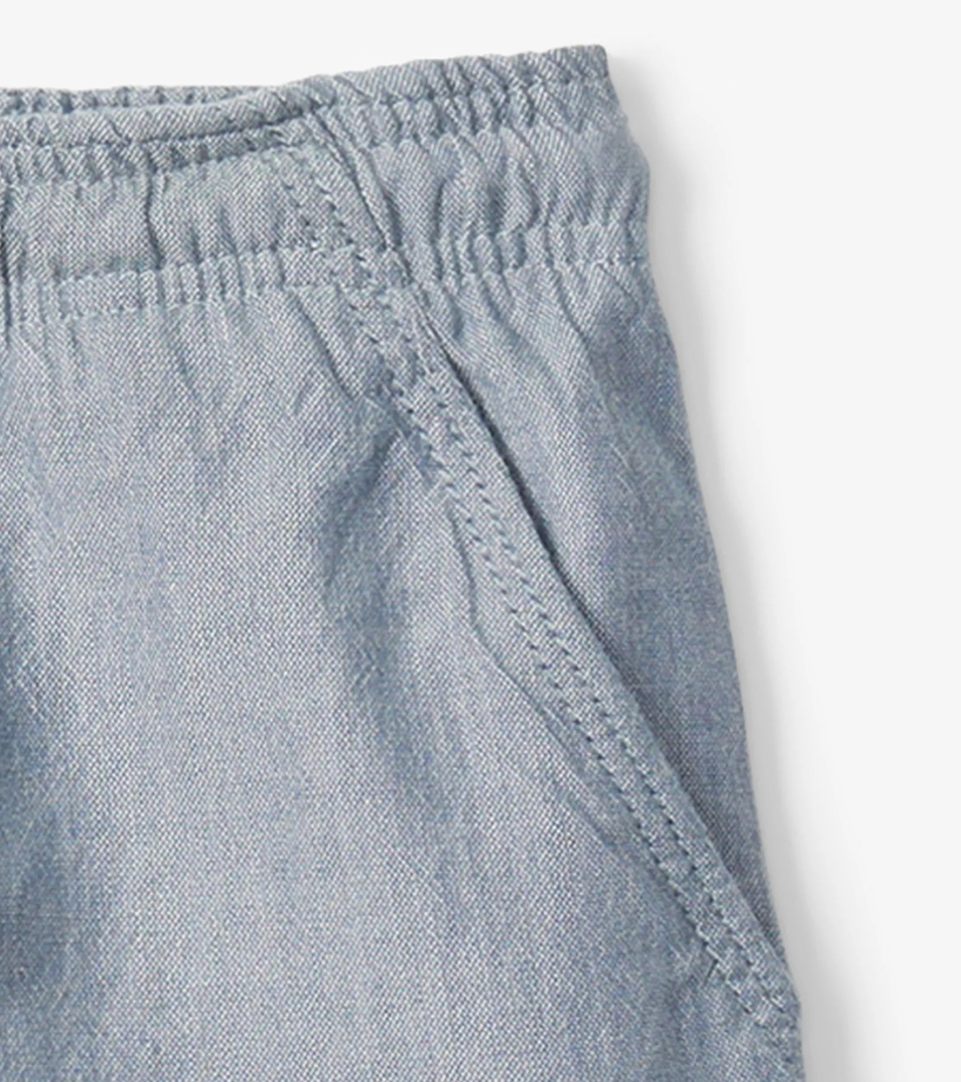 Discount Baby & Toddler Boys Chambray Pull On Shorts Bottoms