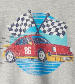 Discount Baby & Toddler Boys Checkered Flag Long Sleeve T-Shirt Tops
