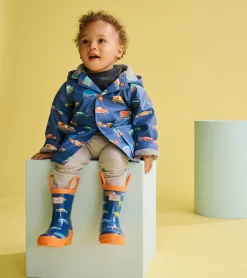 Online Baby & Toddler Boys Driving Cars Button-Up Rain Jacket Rainwear|Rainwear