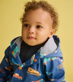 Online Baby & Toddler Boys Driving Cars Button-Up Rain Jacket Rainwear|Rainwear