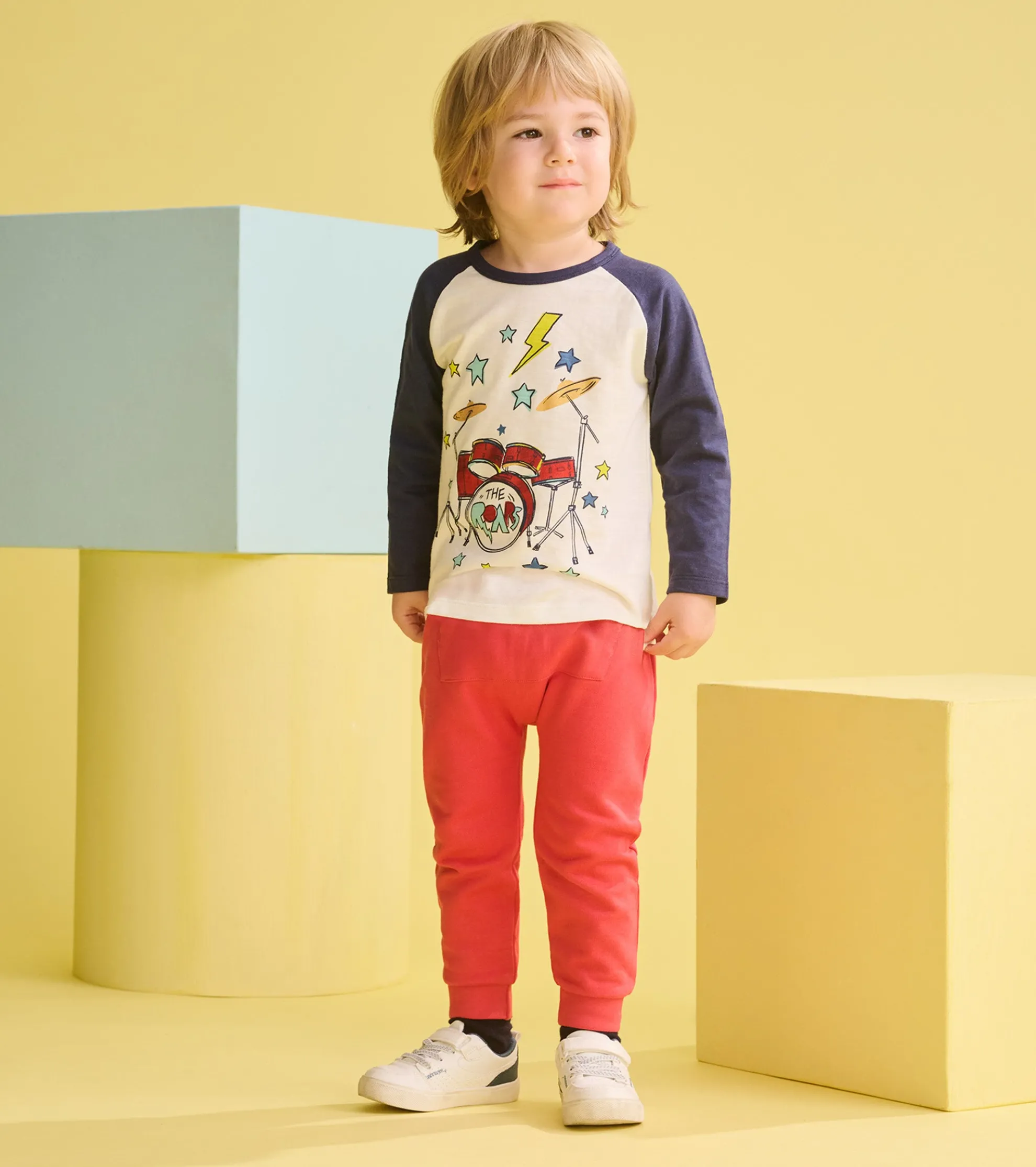 Discount Baby & Toddler Boys Drum Kit Long Sleeve T-Shirt Tops