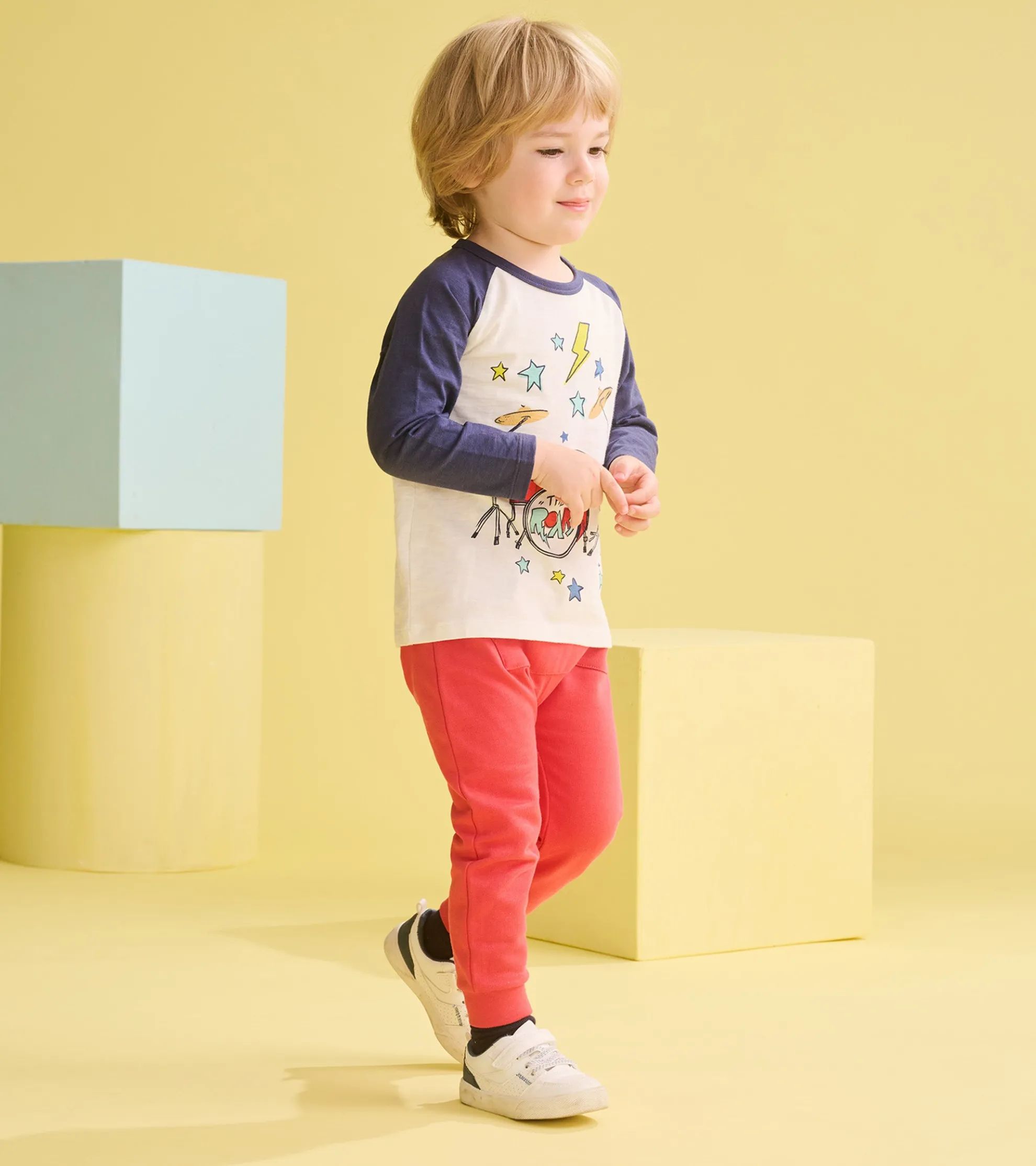 Discount Baby & Toddler Boys Drum Kit Long Sleeve T-Shirt Tops