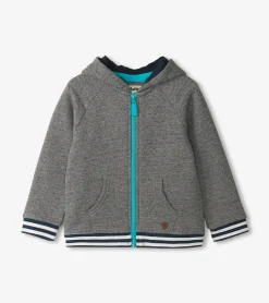 New Baby & Toddler Boys Flame Blue Zip-Up Hoodie Sweaters