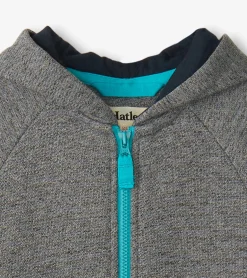 New Baby & Toddler Boys Flame Blue Zip-Up Hoodie Sweaters