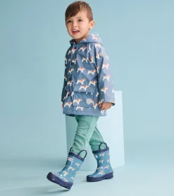 New Baby & Toddler Boys French Bulldogs Button-Up Rain Jacket Rainwear|Rainwear