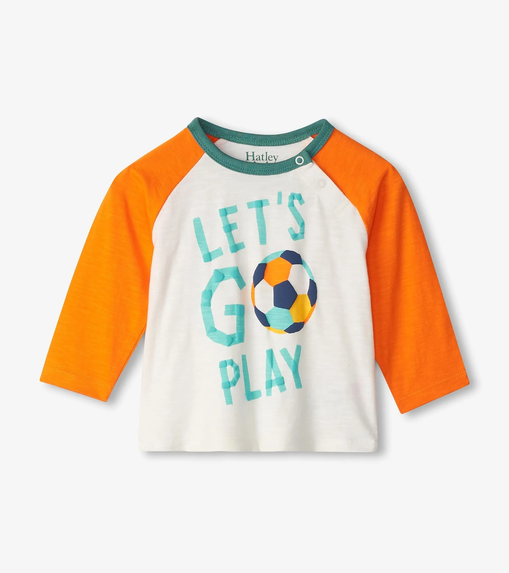Hot Baby & Toddler Boys Let's Go Play Long Sleeve T-Shirt Tops