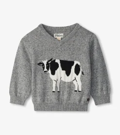 Outlet Baby & Toddler Boys Milk Cow V-Neck Sweater Sweaters
