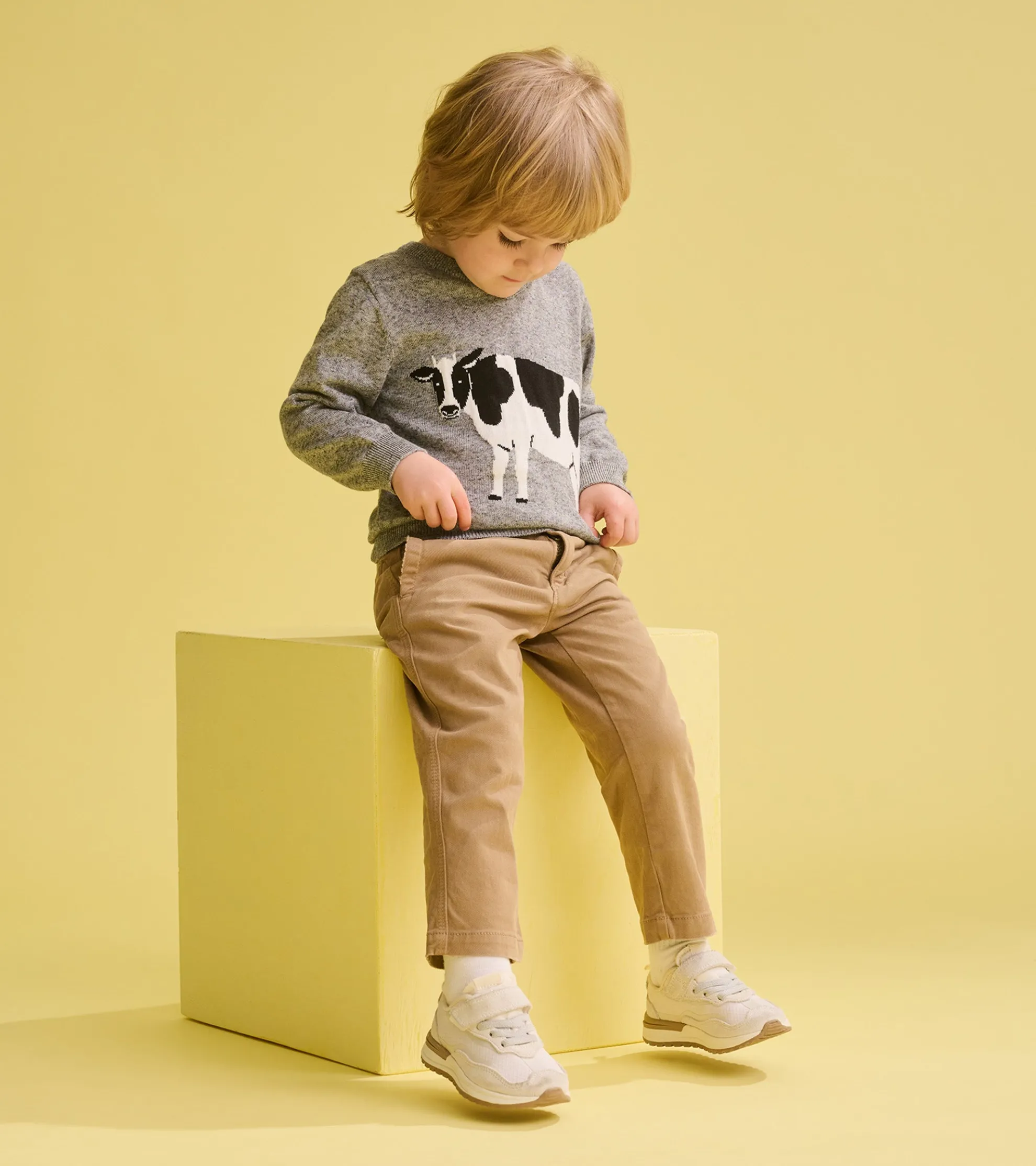 Outlet Baby & Toddler Boys Milk Cow V-Neck Sweater Sweaters