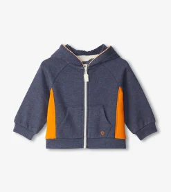 Discount Baby & Toddler Boys Oriole Stripe Zip-Up Hoodie Sweaters