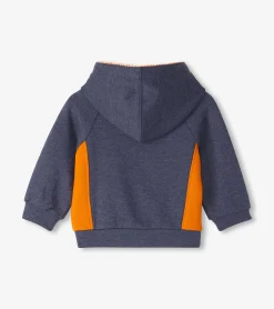 Discount Baby & Toddler Boys Oriole Stripe Zip-Up Hoodie Sweaters