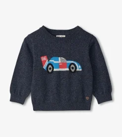 Hot Baby & Toddler Boys Racecar Crew Neck Sweater Sweaters