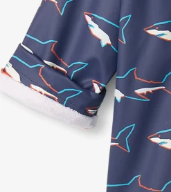 Discount Baby & Toddler Boys Sharks Button-Up Rain Jacket Rainwear|Rainwear