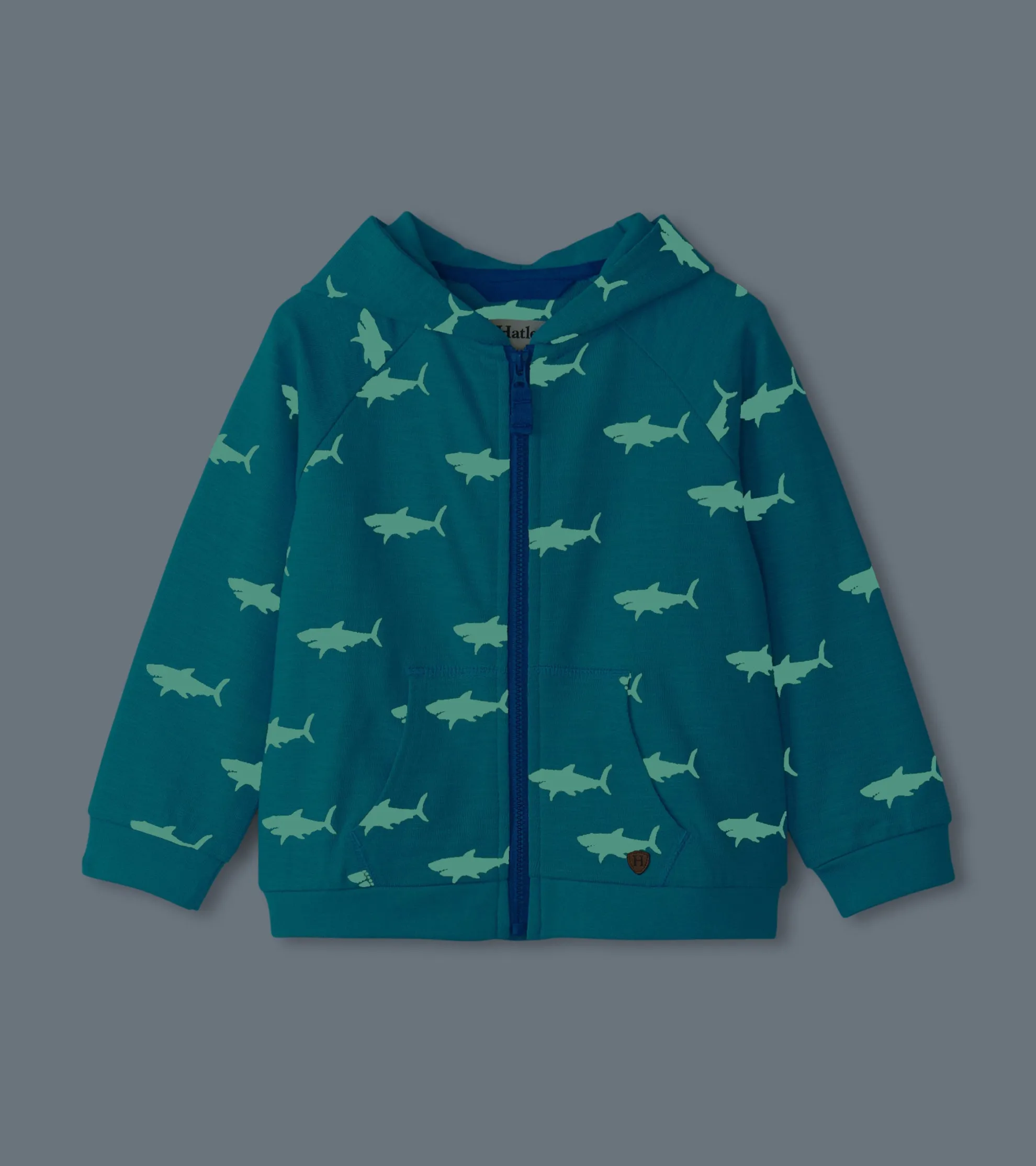 Discount Baby & Toddler Boys Shark Silhouette Glow Zip-Up Hoodie Sweaters