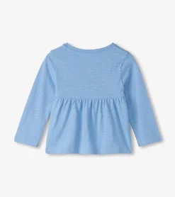 Sale Baby & Toddler Girls Big Groovy Heart Long Sleeve T-Shirt Tops