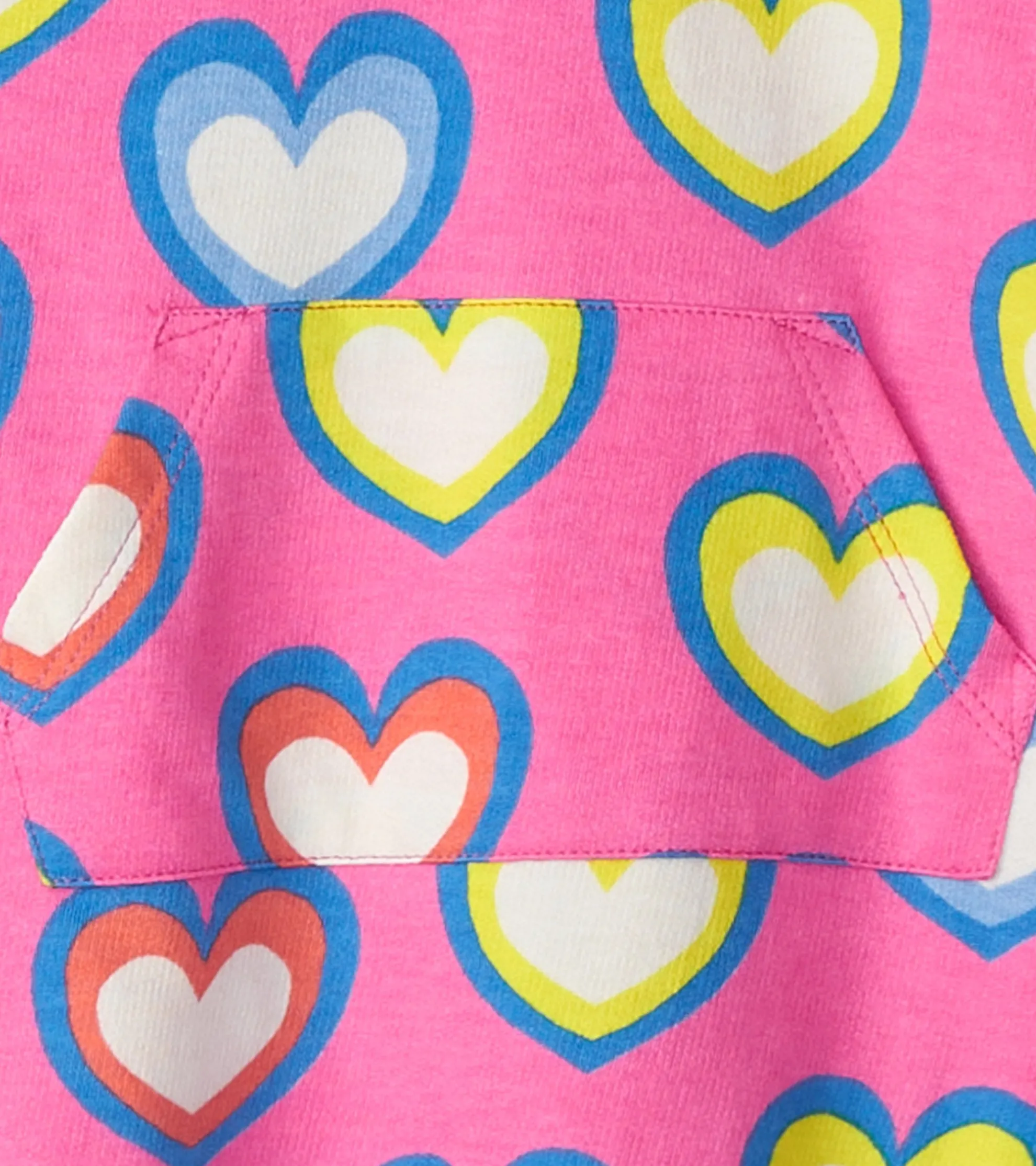 Hot Baby & Toddler Girls Big Groovy Heart Terry Dress Dresses