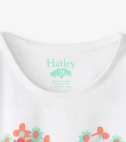 New Baby & Toddler Girls Chiffon Heart Snap Button Shirt Tops