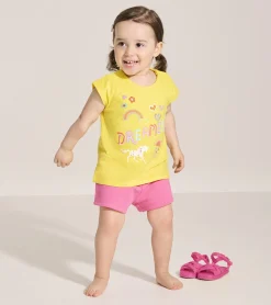 Baby & Toddler Girls Dreamer Snap Button Shirt Tops