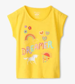 Baby & Toddler Girls Dreamer Snap Button Shirt Tops