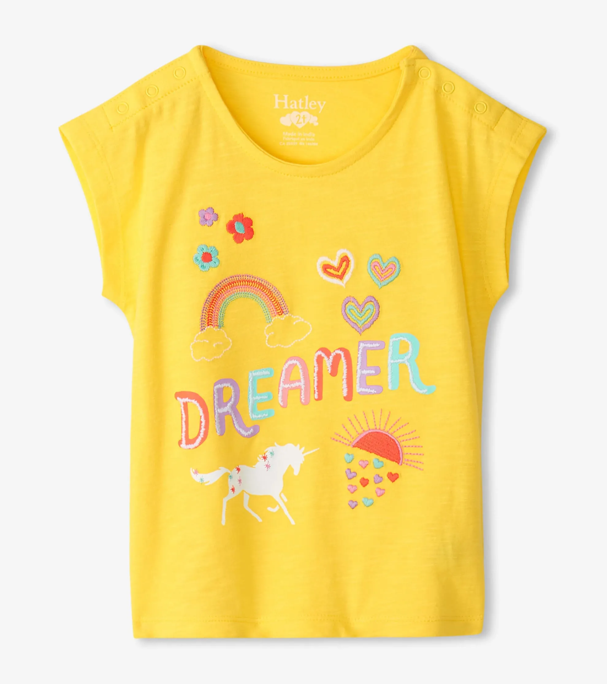Baby & Toddler Girls Dreamer Snap Button Shirt Tops
