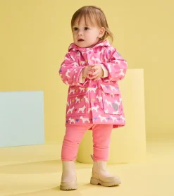 Online Baby & Toddler Girls French Bulldogs Button-Up Rain Jacket Rainwear|Rainwear