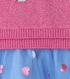 Best Baby & Toddler Girls French Bulldogs Drop Waist Sweater Dress Sweaters