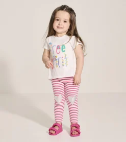 New Baby & Toddler Girls Free Spirit White Graphic Tee Tops