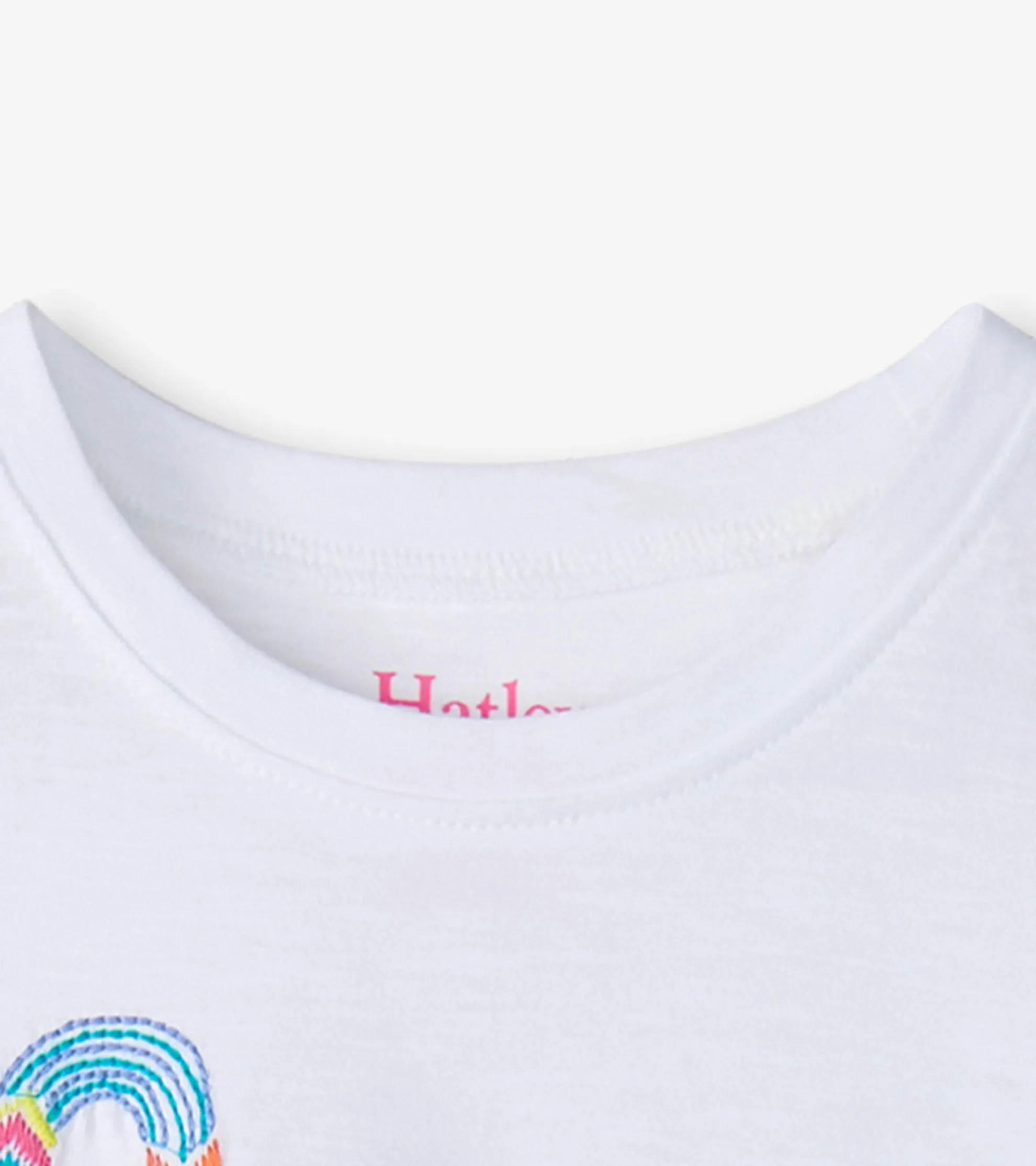 New Baby & Toddler Girls Free Spirit White Graphic Tee Tops