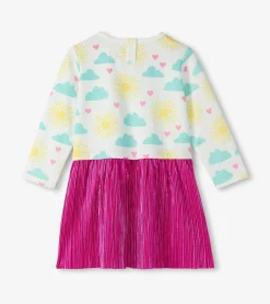 Best Baby & Toddler Girls Happy Skies Layered Knit Dress Dresses