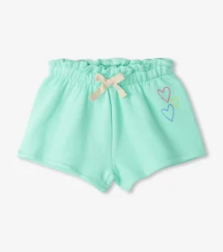 Sale Baby & Toddler Girls Ice Green Paper Bag Shorts Bottoms