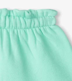 Sale Baby & Toddler Girls Ice Green Paper Bag Shorts Bottoms