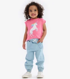 Online Baby & Toddler Girls Pink Ruffle Shorts Bottoms
