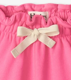 Baby & Toddler Girls Pink Paper Bag Shorts Bottoms