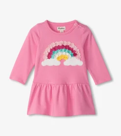 Clearance Baby & Toddler Girls Rainbow Cloud Flounce Skirt Dress Dresses
