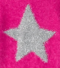 New Baby & Toddler Girls Star Furry Sweater Sweaters