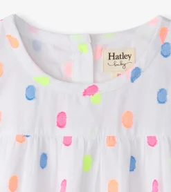 Hot Baby & Toddler Girls Summer Dots Flounce Dress Dresses