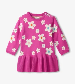 Outlet Baby & Toddler Girls White Flowers Sweater Dress Dresses
