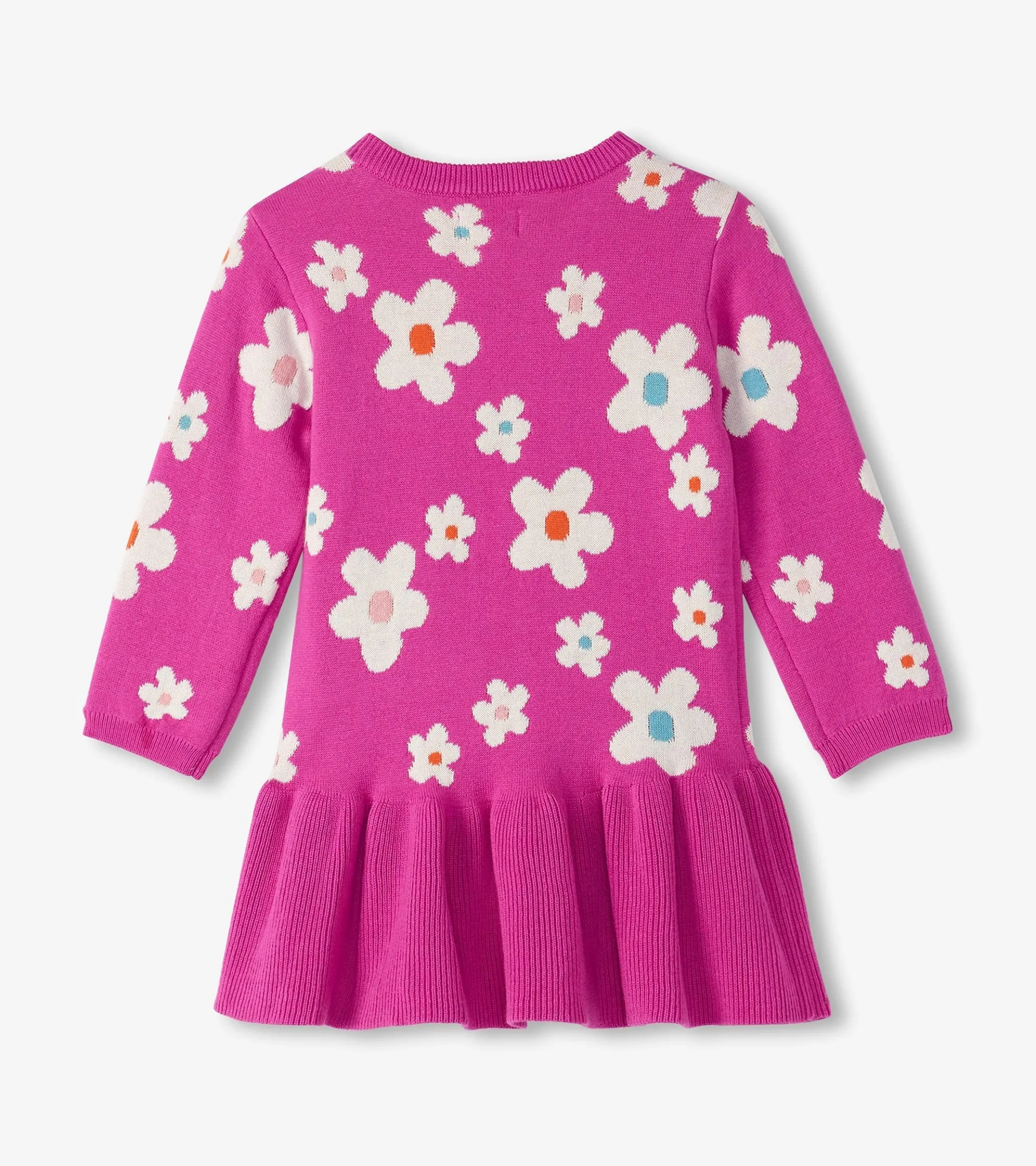 Outlet Baby & Toddler Girls White Flowers Sweater Dress Dresses